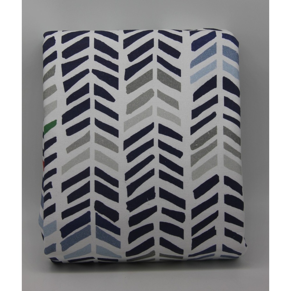 Pottery Barn Kids Broken Arrows Cotton Blackout Curtain Navy Multi Blue 44x84